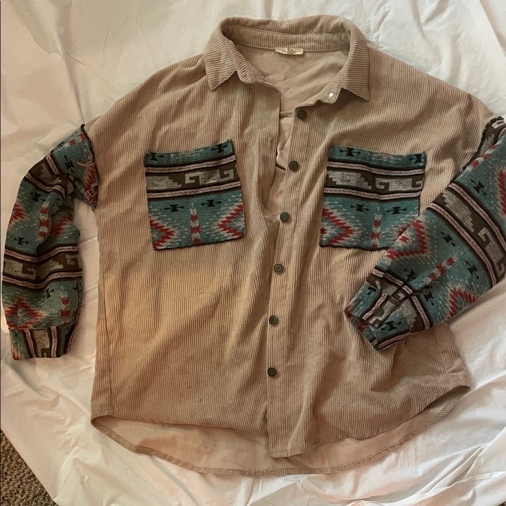 LA MIEL Aztec Flannel/Jacket M